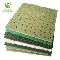 Tapis amortisseur en mousse XPE haute densité 10 mm à cellules fermées pour terrains de football, de soccer et multisports en gazon artificiel