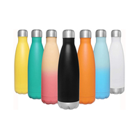 Botella de Agua Inteligente con Logotipo Grabado con Láser para Empleados, 500 ml, Acero Inoxidable 304, Aislamiento Térmico de 6 a 12 Horas, Moderna