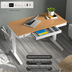 <span class=keywords><strong>Mesa</strong></span> elevadora eléctrica de madera maciza Escritorio de oficina de vidrio <span class=keywords><strong>templado</strong></span> Escritorio inteligente Escritorio de <span class=keywords><strong>estudio</strong></span> - Product Image 4