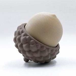Jouet anti-stress personnalisé en plastique imprimé en 3D, à presser pour faire éclater des fruits et des noix, porte-clés, ornement de bureau, cadeau créatif - Product Image 5