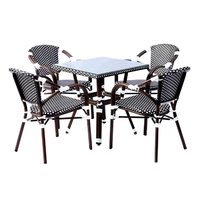 Fauteuil simple d'extérieur moderne en corde tressée pour balcon, mobilier de terrasse et de jardin, ensemble de salon de balcon - Vente en gros