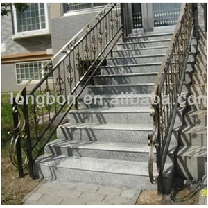 French-Style Iron <strong>Handrail</strong> <strong>for</strong> Outdoor <strong>Steps</strong> &amp; Interior Stair Railings - Product Image 2