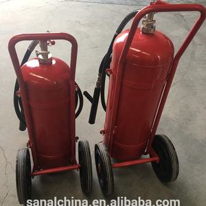 Extintor de polvo seco con ruedas ABC, 50kg, con EN1866-1, Estintore Callerrato polvere - Product Image 3