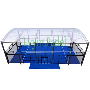 Techo <span class=keywords><strong>de</strong></span> pista <span class=keywords><strong>de</strong></span> panel eléctrico abierto automático Padel Tennis Padel Estructura <span class=keywords><strong>de</strong></span> techo Techo Padel Court - Product Image 1