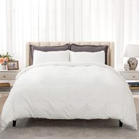 Housses de couette en microfibre délavées, 3 pièces, style Boho, personnalisé, pour la maison, broderie, Shabby Chic, vente en gros
