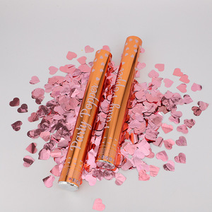Nouveau Design Rose Golden <span class=keywords><strong>Party</strong></span> <span class=keywords><strong>Popper</strong></span> Festival Célébration Confettis Cannon Main Twist Feux D'artifice Anniversaire Fête De Mariage - Product Image 6