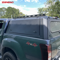 Capot rigide en alliage d'aluminium pour pick-up avec portes latérales solides et porte arrière à persiennes pour GMC Sierra