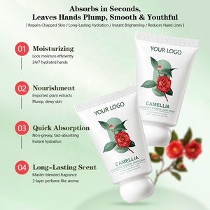 Crème <span class=keywords><strong>Mains</strong></span> Mini Camélia aux Herbes en Gros, Vitamine C Bio Hydratante Éclaircissante pour <span class=keywords><strong>Mains</strong></span> <span class=keywords><strong>Sèches</strong></span> et Gercées, Soin Anti-Âge Réparateur - Product Image 2