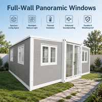Villa Contenedor Expandible de Doble Ala de 20 pies, Impermeable, 100% a Prueba de Termitas, con Aislamiento R22, para Desarrollo de Viviendas Rurales