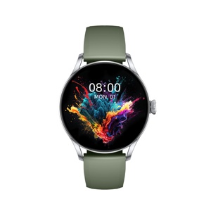 RC270A 1.19นิ้ว2025ใหม่สมาร์ทวอชจอแสดงผล AMOLED อะลูมิเนียมอัลลอยสายรัดข้อมือฟิตเนส BT Call ตรวจเลือดออกซิเจนในเลือดซิลิโคน - Product Image 6