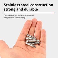 Pointes de flèches à insérer de 6,2 mm - Pointes de flèches à coller en acier inoxydable pour flèches de tir à l'arc de 6,2 mm de diamètre intérieur