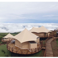 Tente de safari imperméable avec garantie de 5 ans, fabricant de tentes de camping 5 étoiles pour hôtel, en vente
