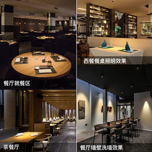 Les projecteurs encastrés commerciaux pour l'éclairage principal des restaurants peuvent être ajustés en angle pour créer une <span class=keywords><strong>ambiance</strong></span>. Ils sont salut - Product Image 4