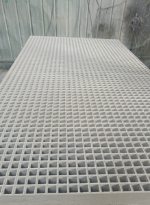 Revêtement de sol personnalisé en fibre de verre gris clair 38x38x50mm FRP GRP moulé - Product Image 2