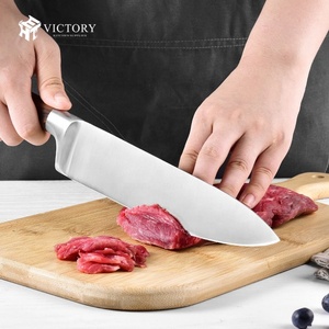 Ensemble de couteaux de cuisine professionnels Yang Jiang en acier inoxydable de 8 pouces, design moderne avec manche en résine et logo personnalisé - Product Image 4