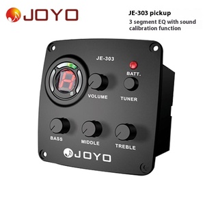 JOYO JE303EQ Pickup <span class=keywords><strong>chitarra</strong></span> classica Folk Set di tre pezzi <span class=keywords><strong>con</strong></span> foro aperto faccia materiale metallico - Product Image 1