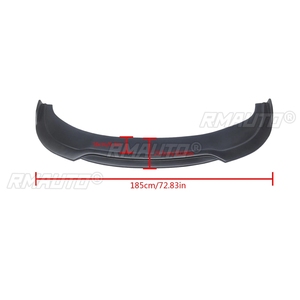 3 pièces de lèvre de pare-chocs avant pour Chrysler SRT 300C 2015-2022, séparateur, diffuseur, spoiler, accessoires de voiture, aspect fibre de carbone noir brillant - Product Image 6