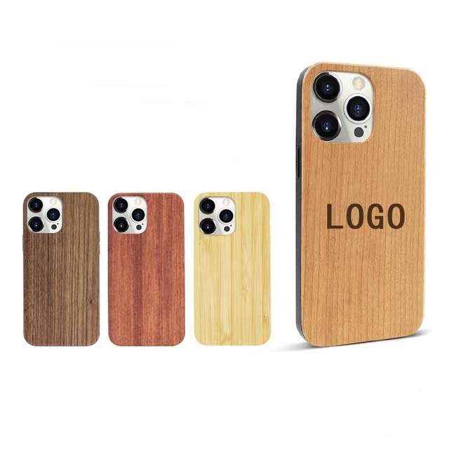 Most Selling Product XR-14proMax Cellphone case Dustproof Natural Solid Wood Shell