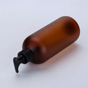 ขวดพลาสติก PET สีชา ขนาด 500 มล. สำหรับบรรจุภัณฑ์สารเคมีประจำวัน - Product Image 2