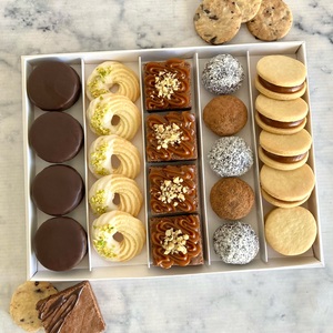 Trà chiều Tiramisu tông hình chữ nhật lớn quà tặng Cupcake Macaron Cookie hộp bánh hình chữ nhật - Product Image 4