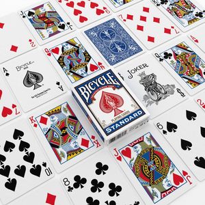 <span class=keywords><strong>Jeu</strong></span> <span class=keywords><strong>de</strong></span> cartes 2 paquets, taille poker standard, rouge et bleu |   <span class=keywords><strong>Jeu</strong></span> <span class=keywords><strong>de</strong></span> cartes personnalisable avec finition coussin d'air, fabriqué en Chine, 52 cartes + 2 jokers, excellent - Product Image 5