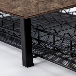 新しいデザイン40個入りコーヒーカプセルホルダーシンプルスタイル金属ラック引き出し収納大容量木製カプセルラック - Product Image 5