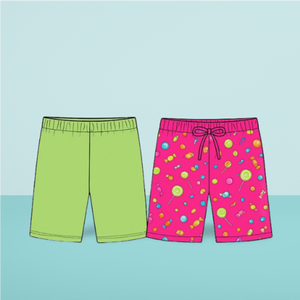 Pantalones cortos de motociclista para niña, hechos a mano para un uso acogedor y un estilo flexible que brindan practicidad y un aspecto moderno - Product Image 3