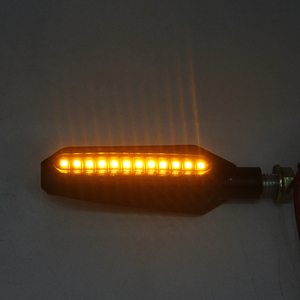 Autodragons 12V Clignotants Séquentiels Universels pour Moto, Feux de Jour (DRL) 12 LED, Feux Stop et Clignotants Ambre - Product Image 6