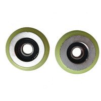 AAA456YS2 Bimore Roue de guidage d'ascenseur d'hôtel moderne, roulement métallique 6203, diamètre extérieur 76mm, largeur 21mm