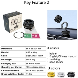 Vacuum Magnetic <strong>Car</strong> Phone Holder Desk Wall <strong>Car</strong> Suction Windshield Adjustable Rotation Phone <strong>Stand</strong> Holder <strong>in</strong> <strong>Car</strong> Strong N52 - Product Image 5
