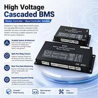 Système de protection de batterie en cascade intelligent 176S EC-HV-MC1+EC-HV-SC10+écran LCD 4,3 pouces pour ESS de grande capacité CAN RS485