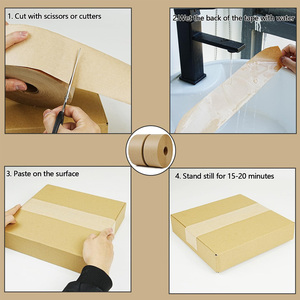 Fita Ativada por Água de Alta Resistência - À Prova de Umidade com Forte Adesão para Envio de Longa Distância - Product Image 3