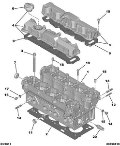 标致2008 206 207 301 307 308 408雪铁龙C2 C3XR C4L C4SHIJIA OE 02091E 0249G0的16v发动机改造套件 - Product Image 6