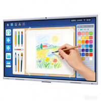 Pantalla Inteligente para Reuniones BOE C100 de 65 Pulgadas 4K UHD con WiFi Dual, NFC, Proyección Inalámbrica, Pantalla de Conferencia Todo en Uno