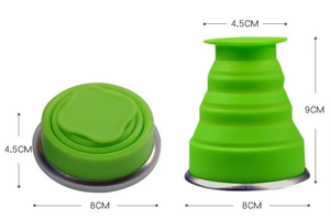 Outdoor Portable Telescopic Compression Silicone Mini Mouthwash <b>Cup</b> High-Temperature Resistant Foldable Travel <b>Cup</b> for <b>Tea</b> - Product Image 2
