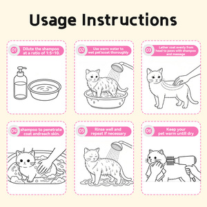 Champú para Gatos con Control <span class=keywords><strong>de</strong></span> Bolas <span class=keywords><strong>de</strong></span> Pelo, Sin Sulfatos, Reduce <span class=keywords><strong>el</strong></span> Pelo Suelto del Cuerpo para Menos Bolas <span class=keywords><strong>de</strong></span> Pelo <span class=keywords><strong>en</strong></span> <span class=keywords><strong>el</strong></span> Estómago, 250 ml (8.5 oz) - Product Image 6