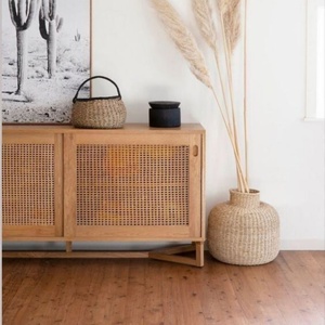 Rattan Natural Cannage Repair <b>Garden</b> Plastic Cabinets Rotin Outdoor Furniture Panels Weave <b>Cane</b> Webbing Roll - Product Image 4