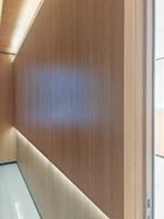 Panel compuesto de aluminio con revestimiento de PVDF gris oscuro de 3/4mm, hoja Acp/ACM para decoración de paredes