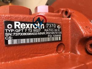 OENPOWER NUOVO Motore di Traslazione GFT7T2 per Escavatore, Trasmissione Finale Rexroth <span class=keywords><strong>GFT</strong></span> <span class=keywords><strong>7</strong></span> <span class=keywords><strong>T2</strong></span> per Ricambi Escavatore 09606579 ZX55 EX75 - Product Image 6