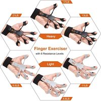 Entrenador de fuerza de muñeca con agarre de 2 piezas, ejercitador y fortalecedor de dedos de manos para terapia de manos, mejora la potencia de tu mano y alivia el dolor