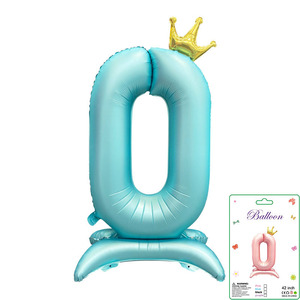 Globos de Número de Papel Metalizado Rosa y Azul de <span class=keywords><strong>42</strong></span> Pulgadas (0-9) para Decoración de Fiestas de Cumpleaños y Baby Shower - Product Image 5