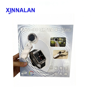 Jam Tangan Pintar Wanita Sporty New Square Silicone IP67 Ultra4 dengan Kipas Genggam 2-in-1 Set Hadiah Kalender - Product Image 1