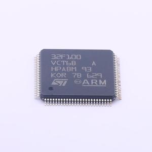 Nuevo y Original MCU de 32 bits STM32F ARM Cortex M3 RISC, 256KB Flash, 2.5V/3.3V, 100 pines, LQFP en bandeja - Bandejas STM32F100VCT6B - Product Image 1