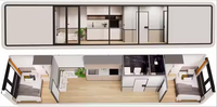Vente en gros prêt à expédier maisons Apple maisons préfabriquées conteneur petites maisons extérieur bureau Pod maisons préfabriquées cabine apple