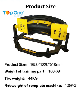 Top One Large Half-month Commercial Workout Fitness Machine 180 Tire Flip Gym Equipment Neumáticos de entrenamiento - Product Image 4