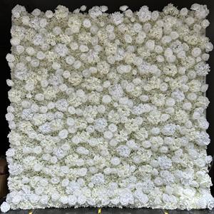 Muro de Flores Artificiales Enrollable Moderno de 8 pies x 8 pies para Decoración de Bodas, Fiestas y Cabinas de Fotos - Product Image 3