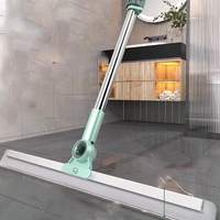 Essuie-glace de grattoir de sol magique extensible avec lame souple pour verre de sol de salle de bain
