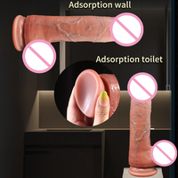 Odeco Dildos Realistas de Silicona para Adultos, Masturbador Masculino Enorme y Suave, Juguete Sexual con Forma de Vagina y Pene para Mujeres