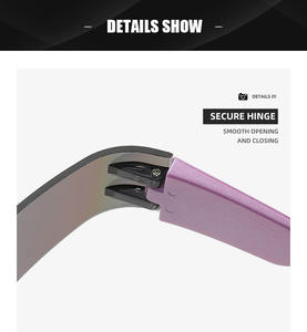 Occhiali da sole colorati futuristici a specchio luminosi da Bar Music Festival Technology Jumping Party Punk Cyberpunk - Product Image 6