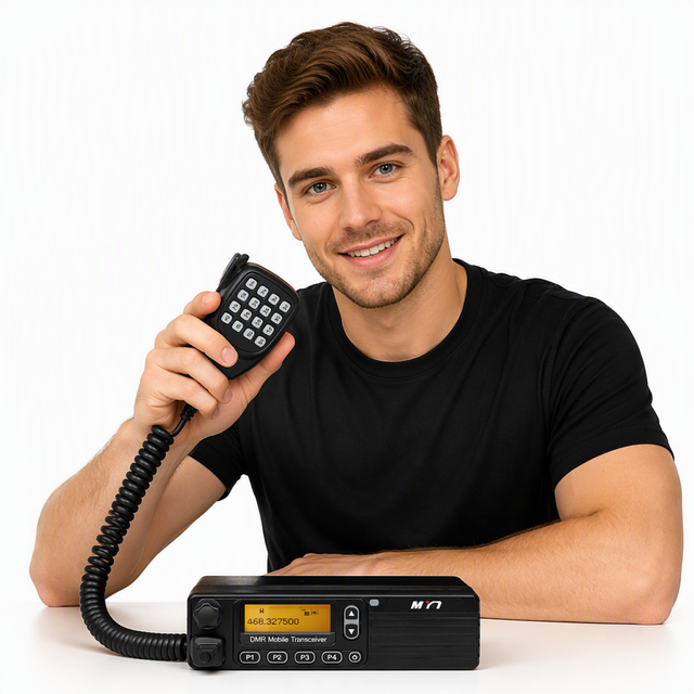 Mytetra MYT8800 DMR Digital Mobile Radio VHF UHF 45W Car Radio Transceiver 16CH Long Range Two Way Radio for Vehicle Ham Marine